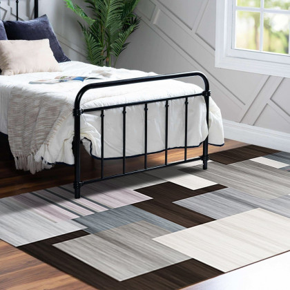 HMR Modern Abstract Gradient Geometric Multi-colored Rectangle Area Rug - 8' x 10'