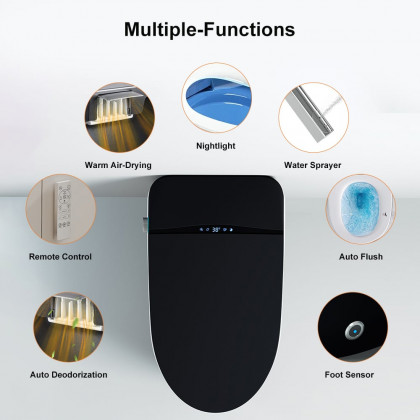 HMR - Automatic Smart Bidet Toilet with Multi-Function 1.28-1.36 GPF