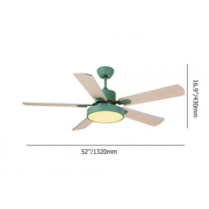 HMR - Ceiling Fan Ultra-Thin Frequency Remote in Green