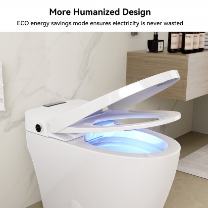 HMR - Smart Bidet Toilet with Foot Sensor Flushing 1.32 GPF