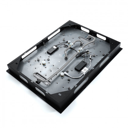 HMR - Wall-Mounted 31" Shower System in Black Rainfall 5 Functions