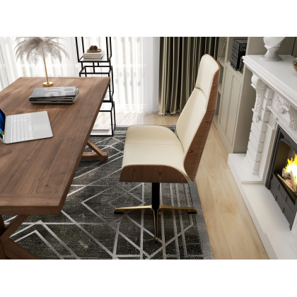 HMR Vintage Style Rectangular Pine wood Farmhouse Desk - Natural, 70.9"