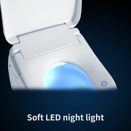 HMR - Compact Smart Bidet Toilet with Automatic Flushing 1.28 GPF