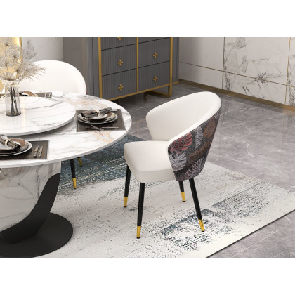 HMR - Modern Ink Painting Gray & Ink Blue Rectangle Area Rug
