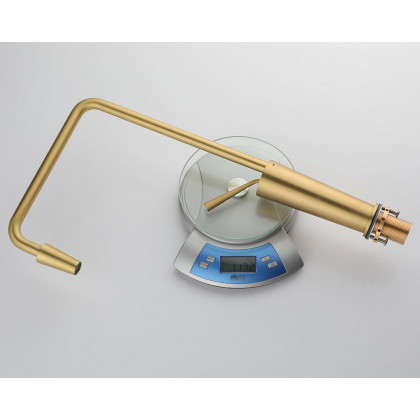 HMR Tront Single Hole Bathroom Vessel Sink Faucet Solid Brass - Brushed Gold