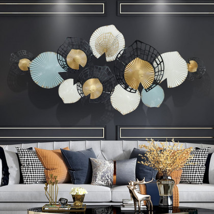 HMR - Modern Hollow-out Flowers Metal Wall Decor Aesthetic art