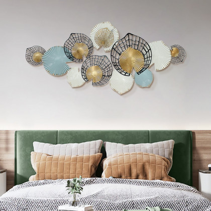 HMR - Modern Hollow-out Flowers Metal Wall Decor Aesthetic art