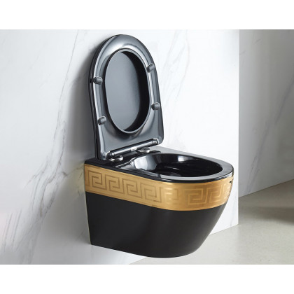 HMR - Luxury Wall-Mount Toilet with Rimless Flushing