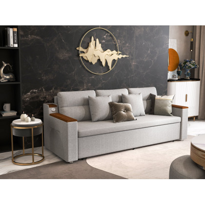 HMR - Natural Abstract Landscape Wall Decor 3D Gold Metal Wall Art 39.4" x 26.8" Living Room