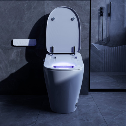 HMR - Automatic Smart Bidet Toilet Child-friendly with Auto Open/Close Lid 1.58 GPF