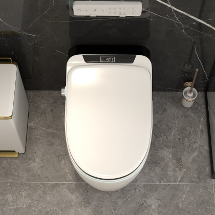 HMR - Automatic Smart Bidet Toilet Child-friendly with Auto Open/Close Lid 1.58 GPF