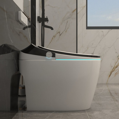 HMR - Automatic Smart Bidet Toilet Child-friendly with Auto Open/Close Lid 1.58 GPF