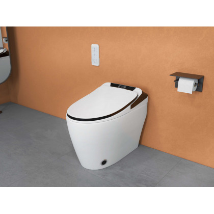 HMR - Automatic Smart Bidet Toilet Child-friendly with Auto Open/Close Lid 1.58 GPF
