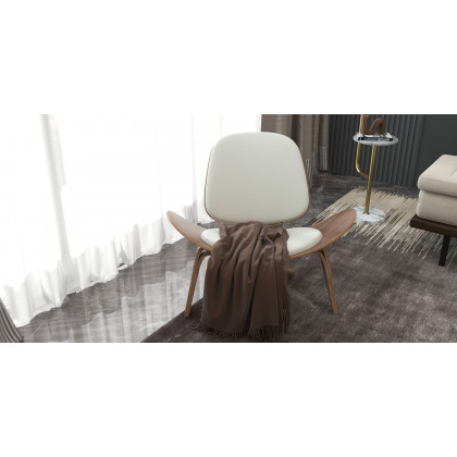 HMR - Modern Arc Floor Lamp with Shelf & Wireless Charger & USB Charging Port