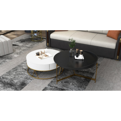 HMR - Convertible Sofa Bed with Storage in 81"W, Gray