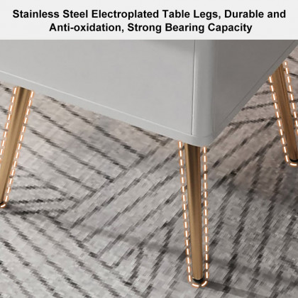 HMR - Modern Multi-functional Coffee Table Extendable with Storage & Lift Top in White