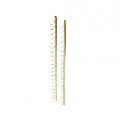 HMR - Modern Gold Wall Mounted Wine Bottle Rack 21-Bottle Metal Wine Rack