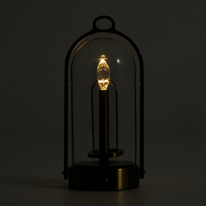HMR - 2500mAh Bronze Gold Portable LED Cordless Table Lamp Dimmable Rechargeable Night Light