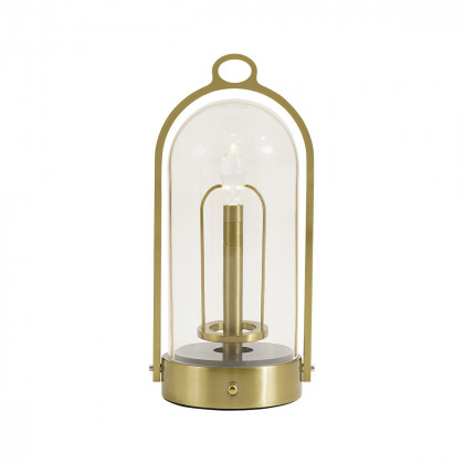 HMR - 2500mAh Bronze Gold Portable LED Cordless Table Lamp Dimmable Rechargeable Night Light
