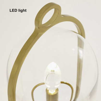 HMR - 2500mAh Bronze Gold Portable LED Cordless Table Lamp Dimmable Rechargeable Night Light