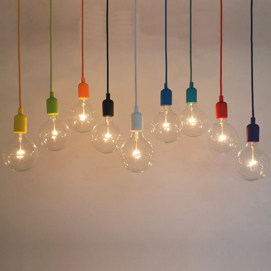 HMR - Colorful Silicone Mini Pendant Light-220V
