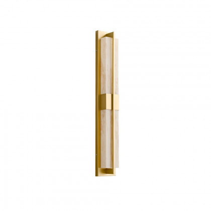 HMR - 31" Gold LED Outdoor Wall Lighting Modern Waterproof IP65 Outside Wall Sconce for House