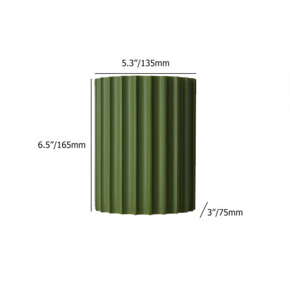 HMR - Modern Green Half-Cricle Resin Wall Sconce with 2-Light Living Room Bed Room Kitchen