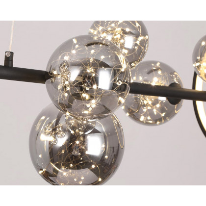 HMR - Modern Kitchen Island Light with Glass Globe Shade Ceiling Pendant Lights