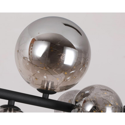 HMR - Modern Kitchen Island Light with Glass Globe Shade Ceiling Pendant Lights