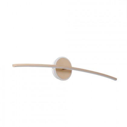 HMR - Gold Bathroom Vanity LED Wall Light Modern Wall Sconce with White Silicone Shade