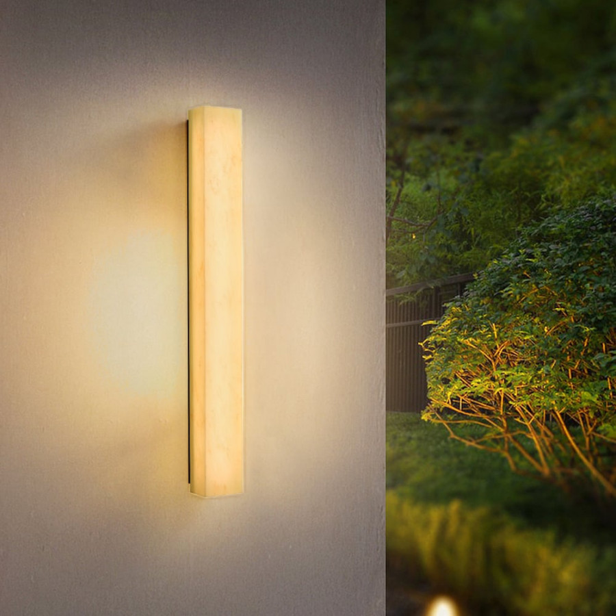 HMR - 34" LED Outdoor Wall Lighting Modern Waterproof IP65 Outside Wall Sconce for House