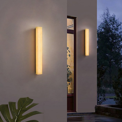 HMR - 34" LED Outdoor Wall Lighting Modern Waterproof IP65 Outside Wall Sconce for House