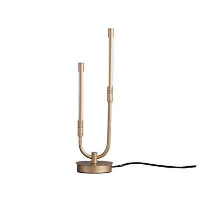 HMR - Gold Candle-Stick Table Lamp Built-in LED Modern Portable Desk Lamp