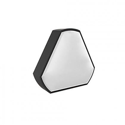 HMR - Modern Triangle LED Warm Light Acrylic Flush Mount Ceiling Light in Black & White