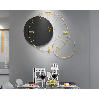 HMR - Modern Round Oversized Wall Clock Home Decor Art