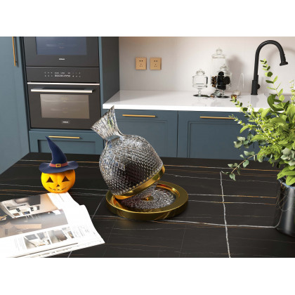 HMR - Commercial 3-Function Pull Down Kitchen Sink Faucet with Deck Plate in Black