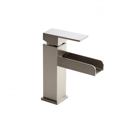 HMR - Modern Single Handle 1-Hole Waterfall Bathroom Sink Faucet