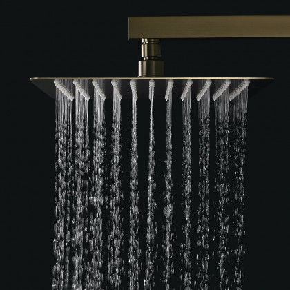 HMR - Wall Mounted Shower System with Handheld Pressure Balance Valve in 12"