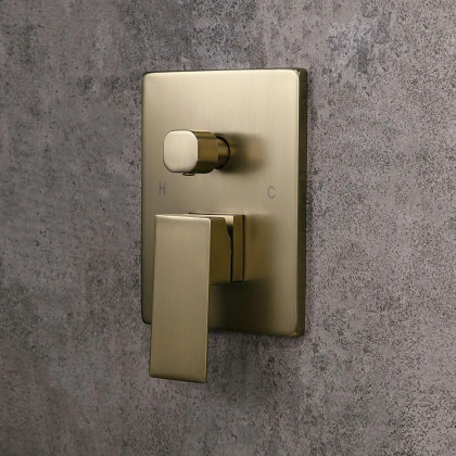 HMR - Wall Mounted Shower System with Handheld Pressure Balance Valve in 12"