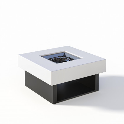 HMR - Square Smokeless Propane Outdoor Fire Pit (27.6" Width)
