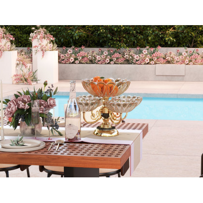HMR - 9-Pieces 94.5" Outdoor Rectangle Teak Dining Set for 8 Person with 8 Rattan Chairs