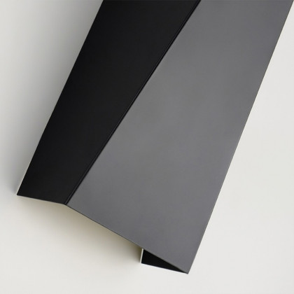HMR - Single-Light Up and Down Wall Light Sconce in Black, Metal