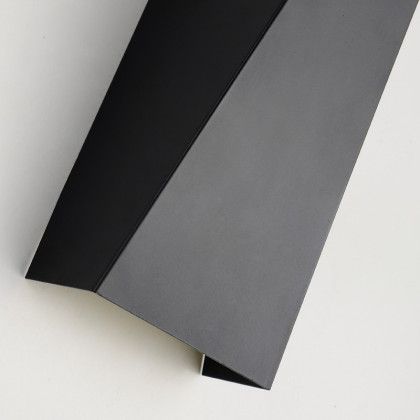 HMR - Single-Light Up and Down Wall Light Sconce in Black, Metal