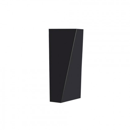 HMR - Single-Light Up and Down Wall Light Sconce in Black, Metal
