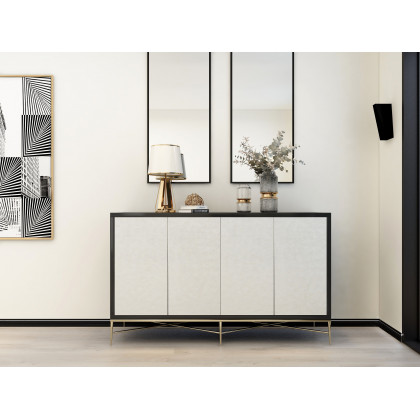 HMR - Single-Light Up and Down Wall Light Sconce in Black, Metal