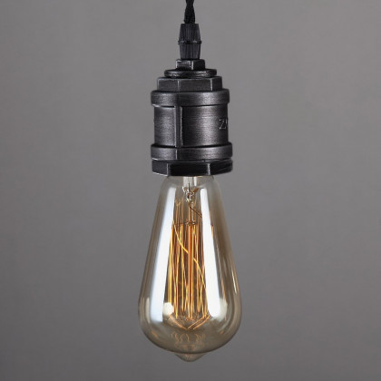 HMR - Industrial Hanging Metal Pendant Light for Kitchen Island in 6-Light