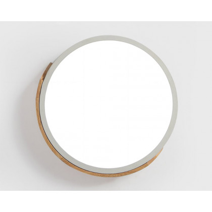 HMR Modern 20" Drum Flush Mount Ceiling Light - White Dimmable & Remote Control
