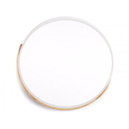 HMR Modern 20" Drum Flush Mount Ceiling Light - White Dimmable & Remote Control