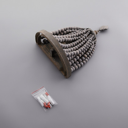 HMR - 1-Light Wall Sconce in Distressed Gray in Natural