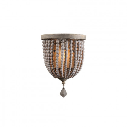 HMR - 1-Light Wall Sconce in Distressed Gray in Natural